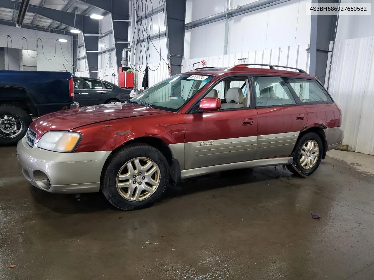 2002 Subaru Legacy Outback Limited VIN: 4S3BH686927650582 Lot: 68136774