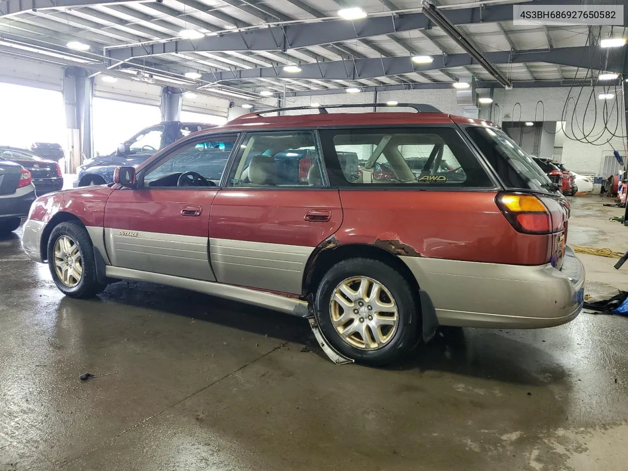 2002 Subaru Legacy Outback Limited VIN: 4S3BH686927650582 Lot: 68136774