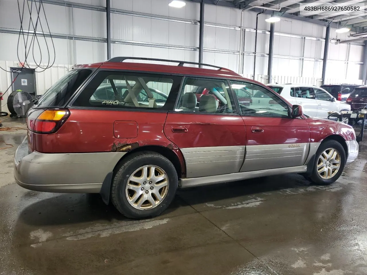 2002 Subaru Legacy Outback Limited VIN: 4S3BH686927650582 Lot: 68136774