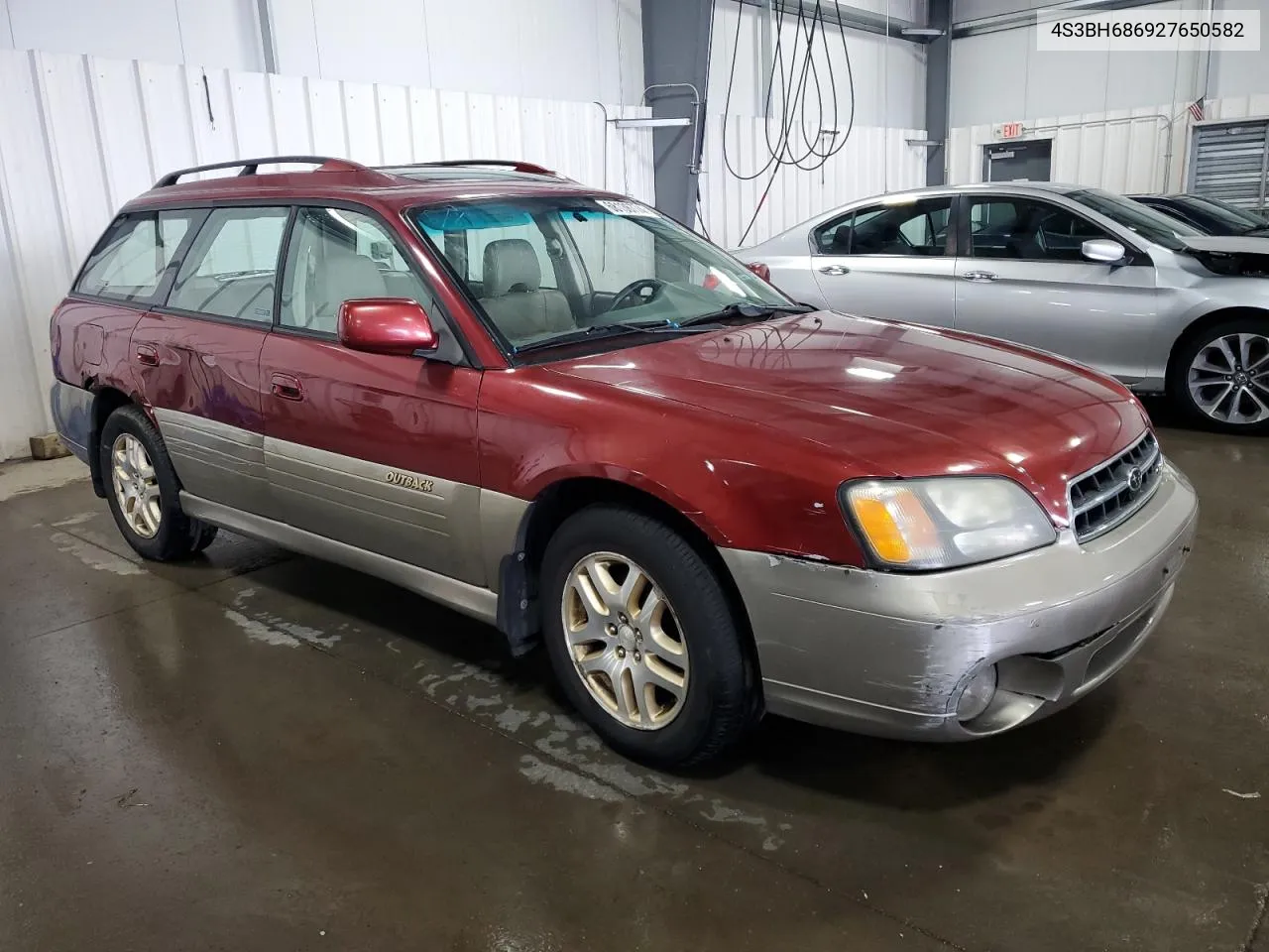 2002 Subaru Legacy Outback Limited VIN: 4S3BH686927650582 Lot: 68136774