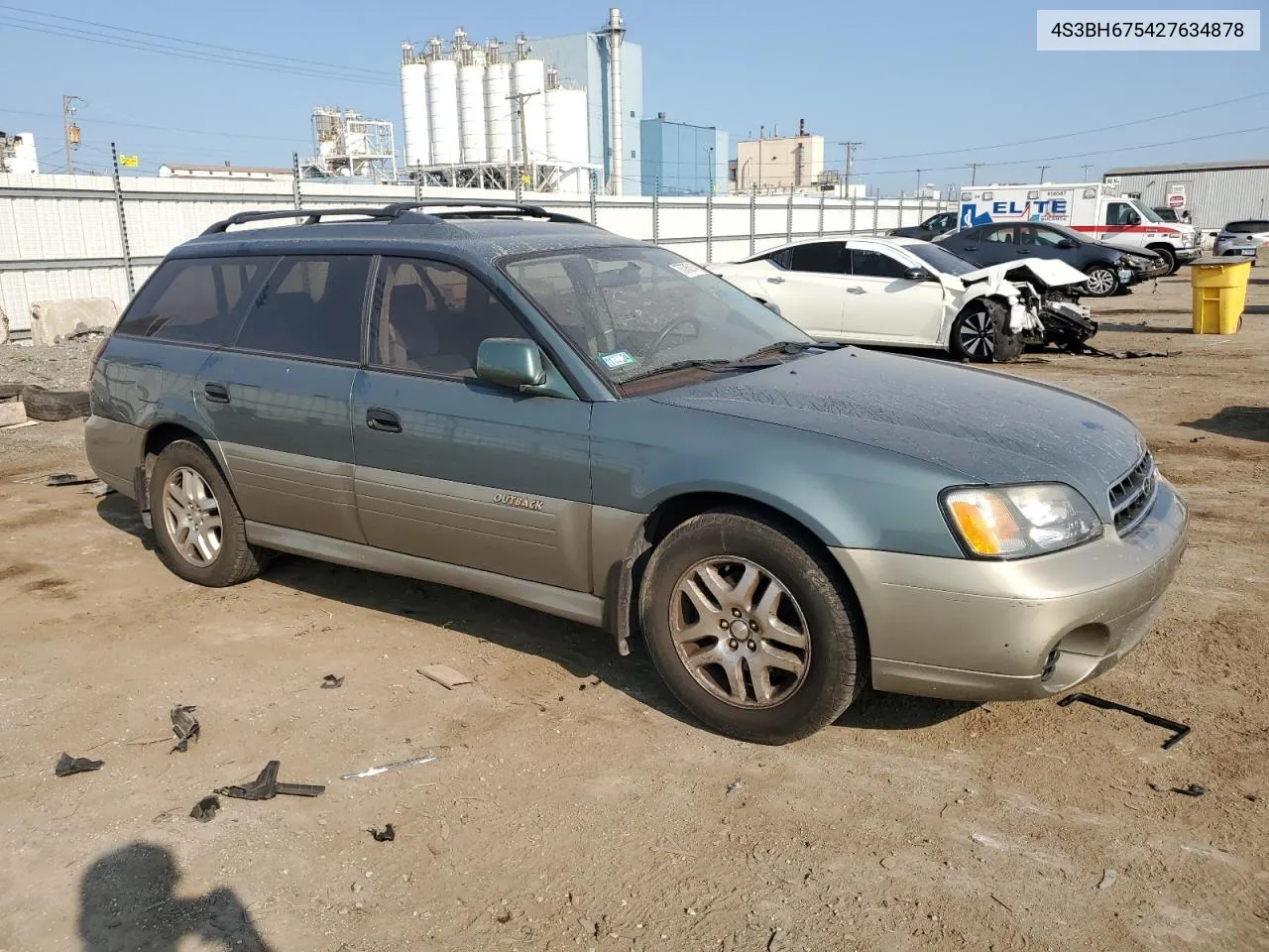 2002 Subaru Legacy Outback Awp VIN: 4S3BH675427634878 Lot: 70785914