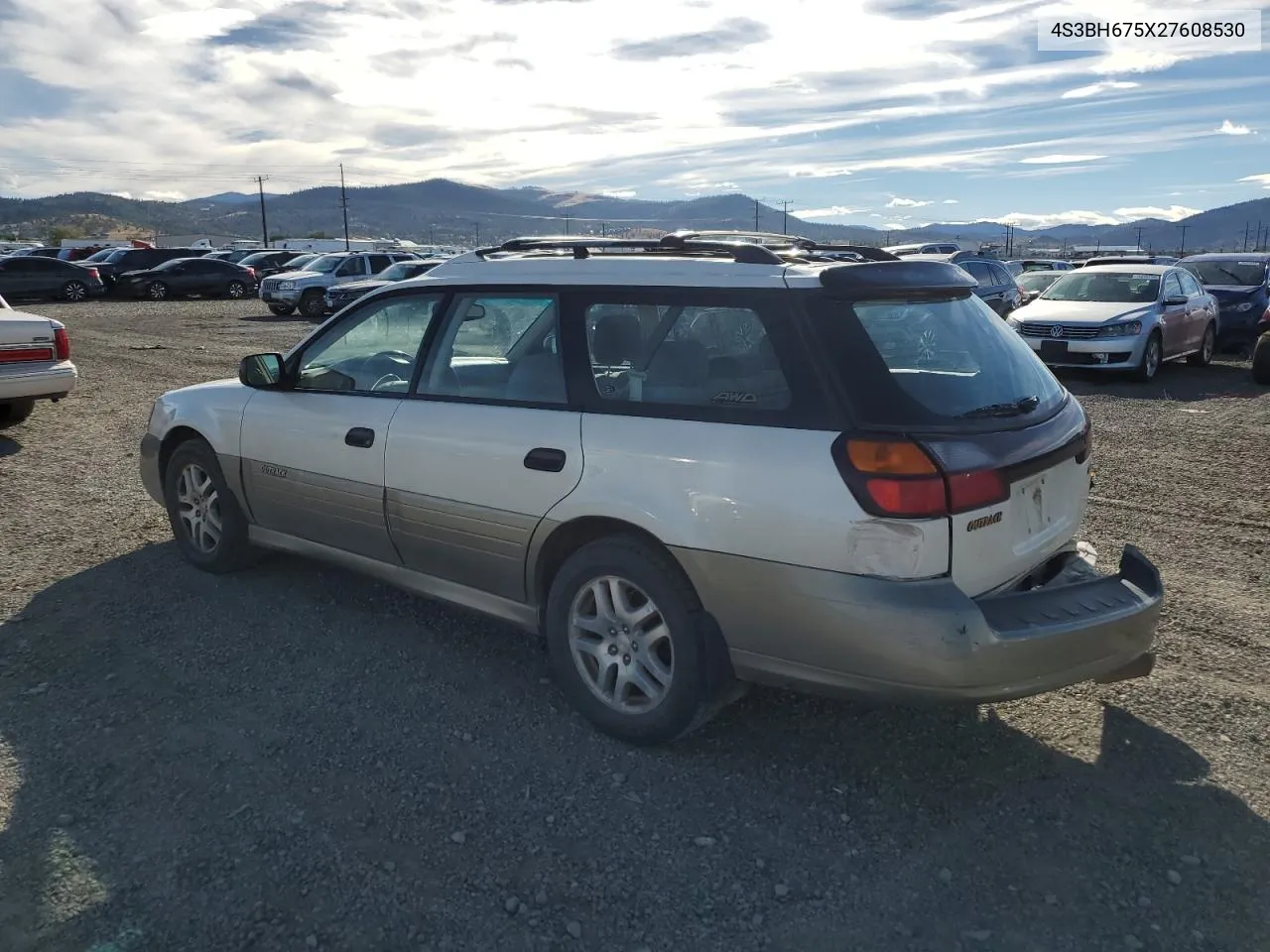 2002 Subaru Legacy Outback Awp VIN: 4S3BH675X27608530 Lot: 71730094