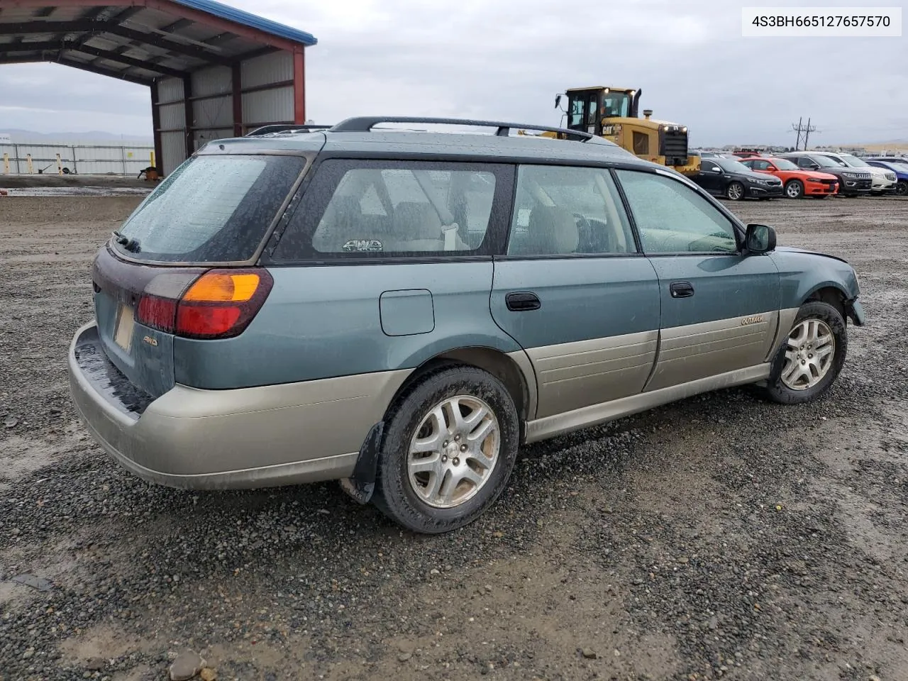 2002 Subaru Legacy Outback VIN: 4S3BH665127657570 Lot: 71736054