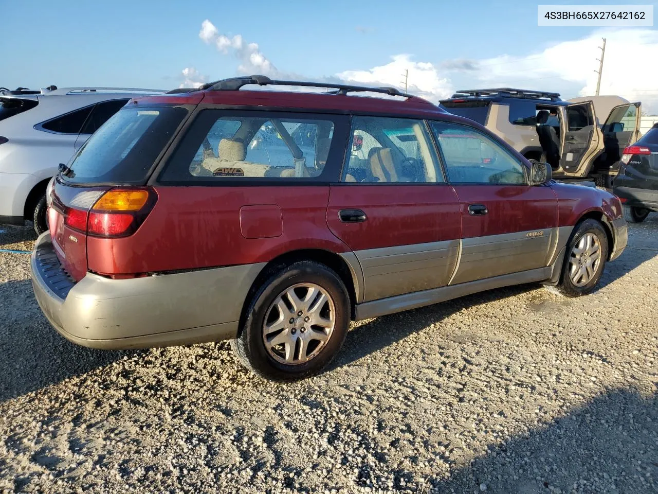 2002 Subaru Legacy Outback VIN: 4S3BH665X27642162 Lot: 73830374