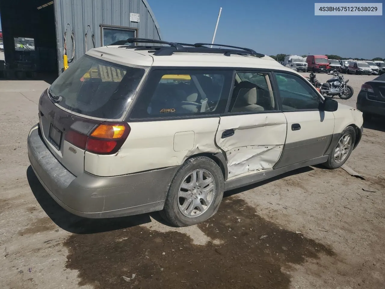 2002 Subaru Legacy Outback Awp VIN: 4S3BH675127638029 Lot: 74463974