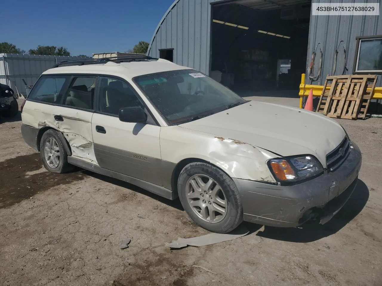 2002 Subaru Legacy Outback Awp VIN: 4S3BH675127638029 Lot: 74463974