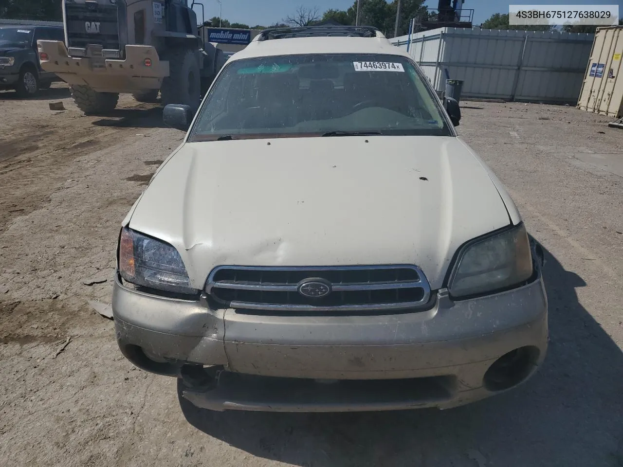 2002 Subaru Legacy Outback Awp VIN: 4S3BH675127638029 Lot: 74463974