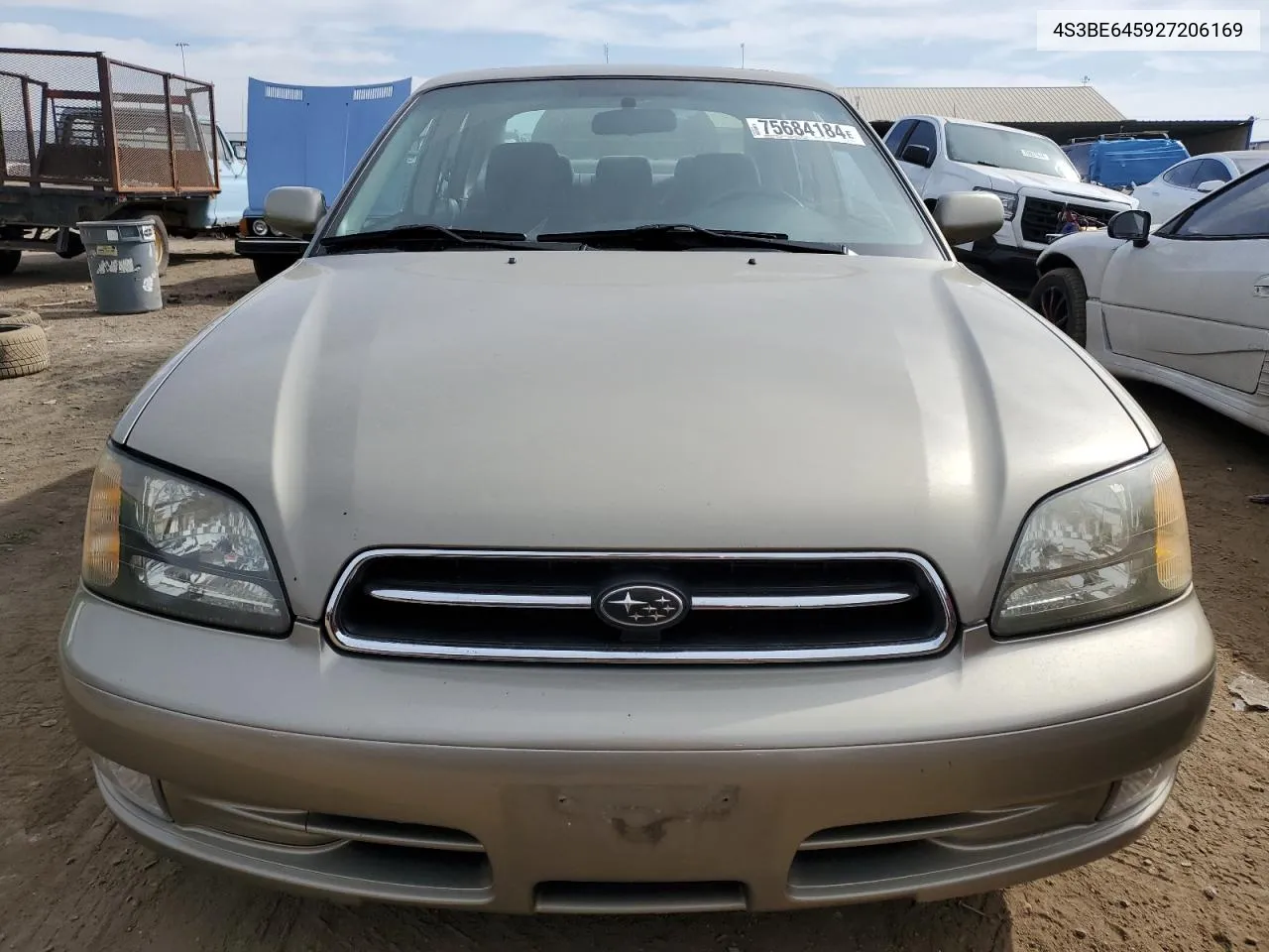 2002 Subaru Legacy Gt VIN: 4S3BE645927206169 Lot: 75684184