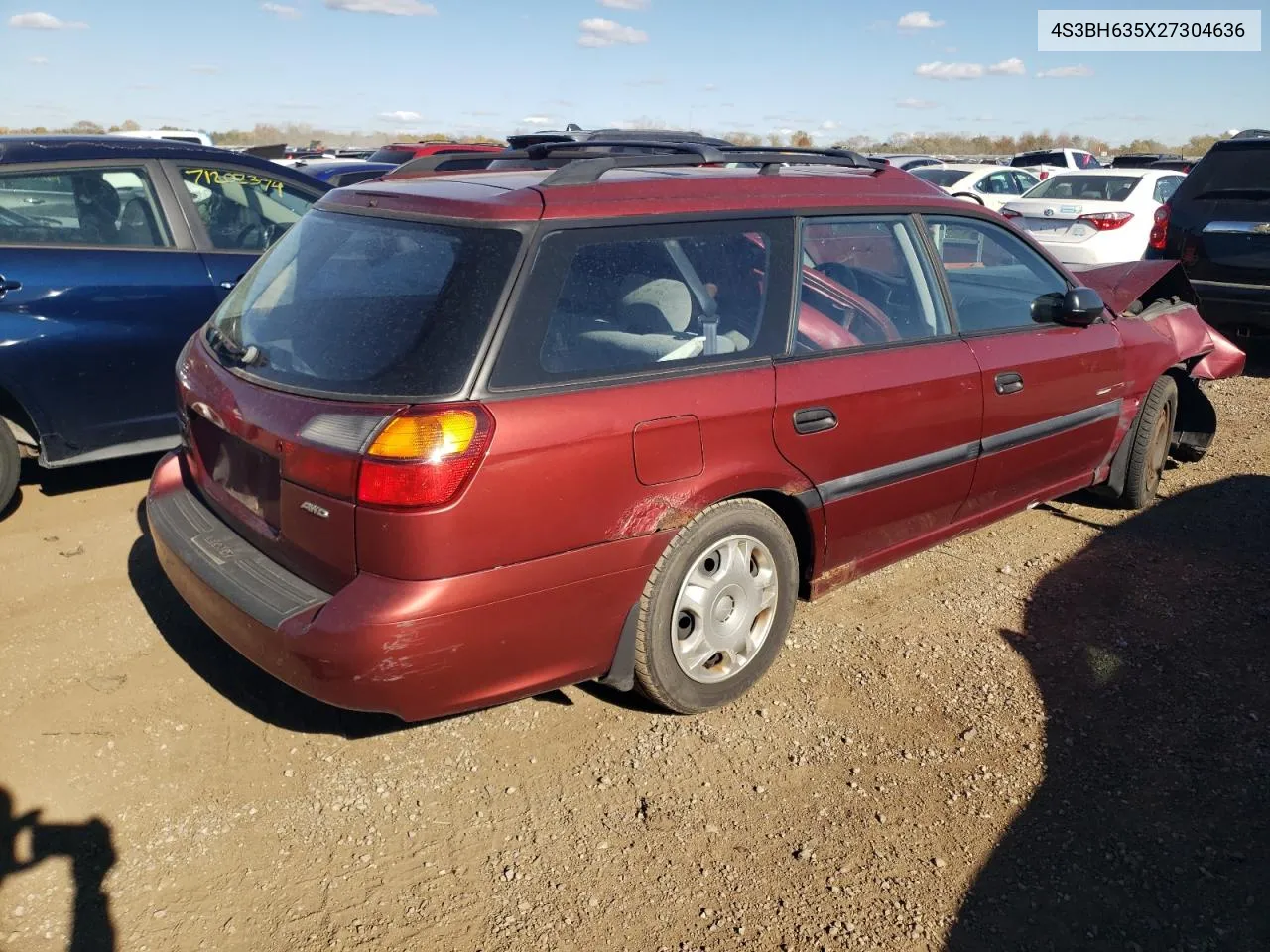 2002 Subaru Legacy L VIN: 4S3BH635X27304636 Lot: 77674424