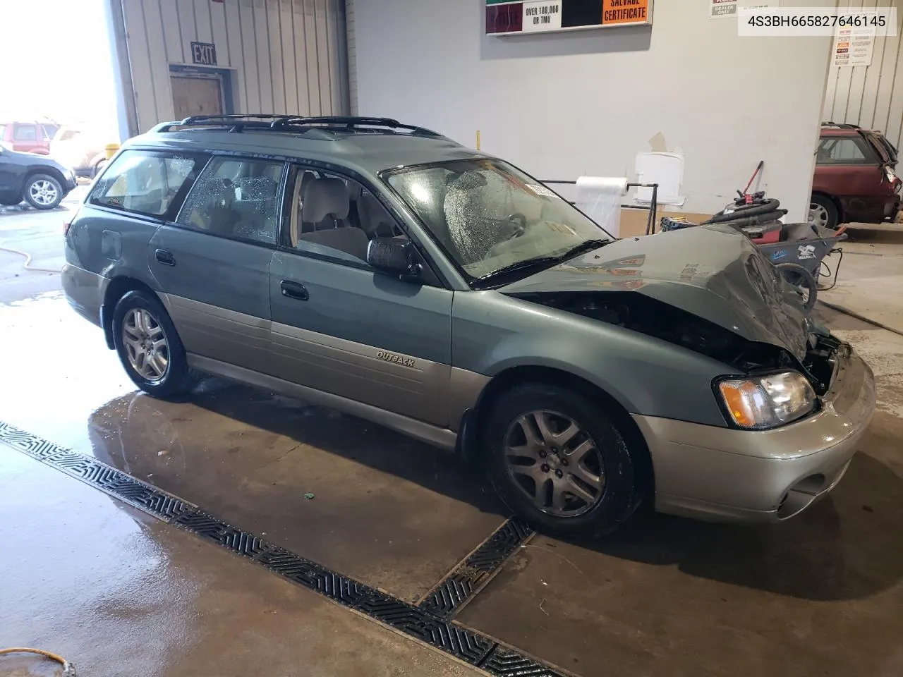 2002 Subaru Legacy Outback VIN: 4S3BH665827646145 Lot: 79275154