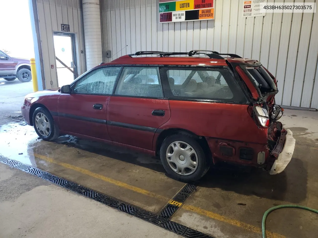 2002 Subaru Legacy L VIN: 4S3BH635027303575 Lot: 79429344