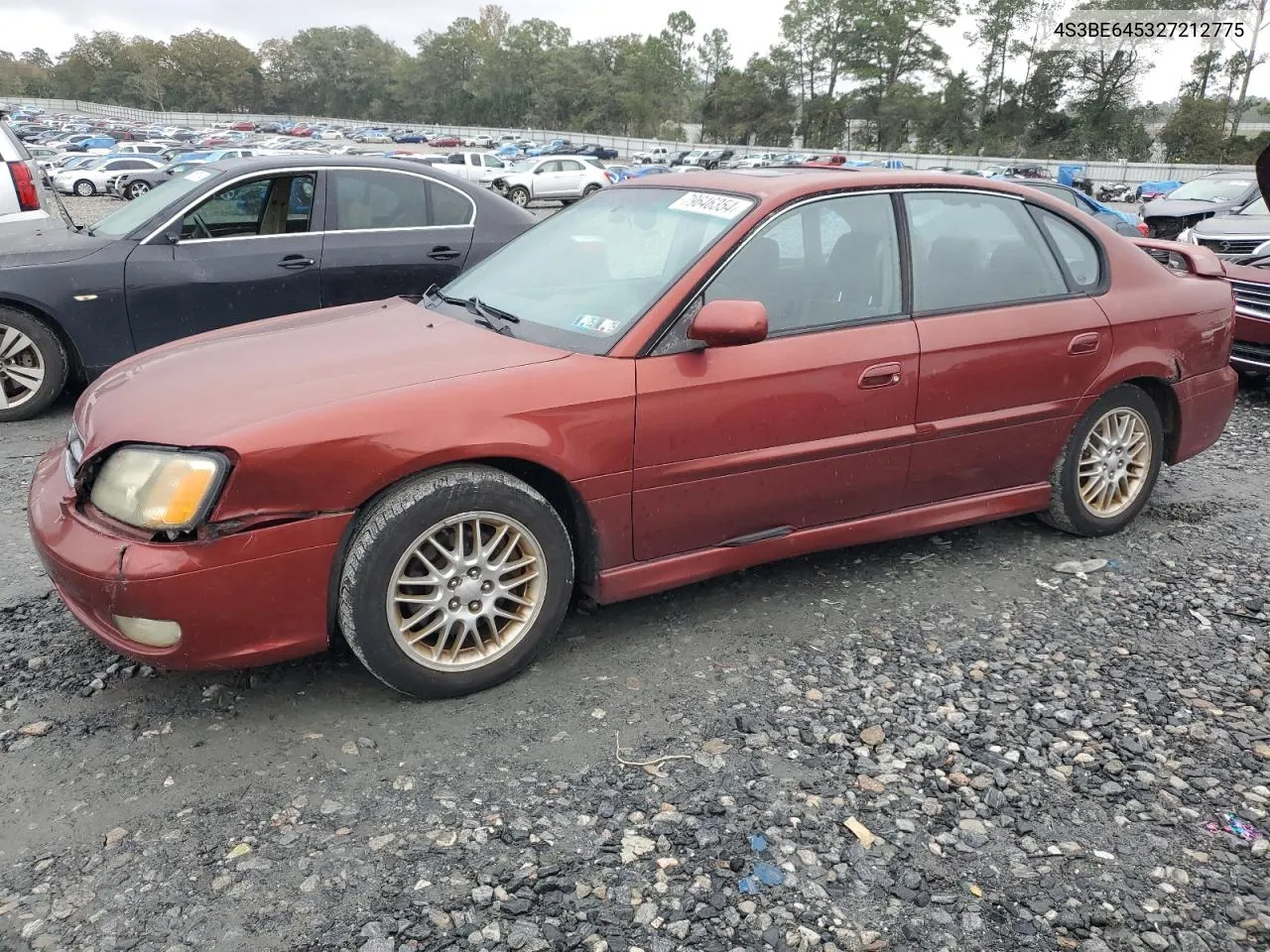 2002 Subaru Legacy Gt VIN: 4S3BE645327212775 Lot: 79646354