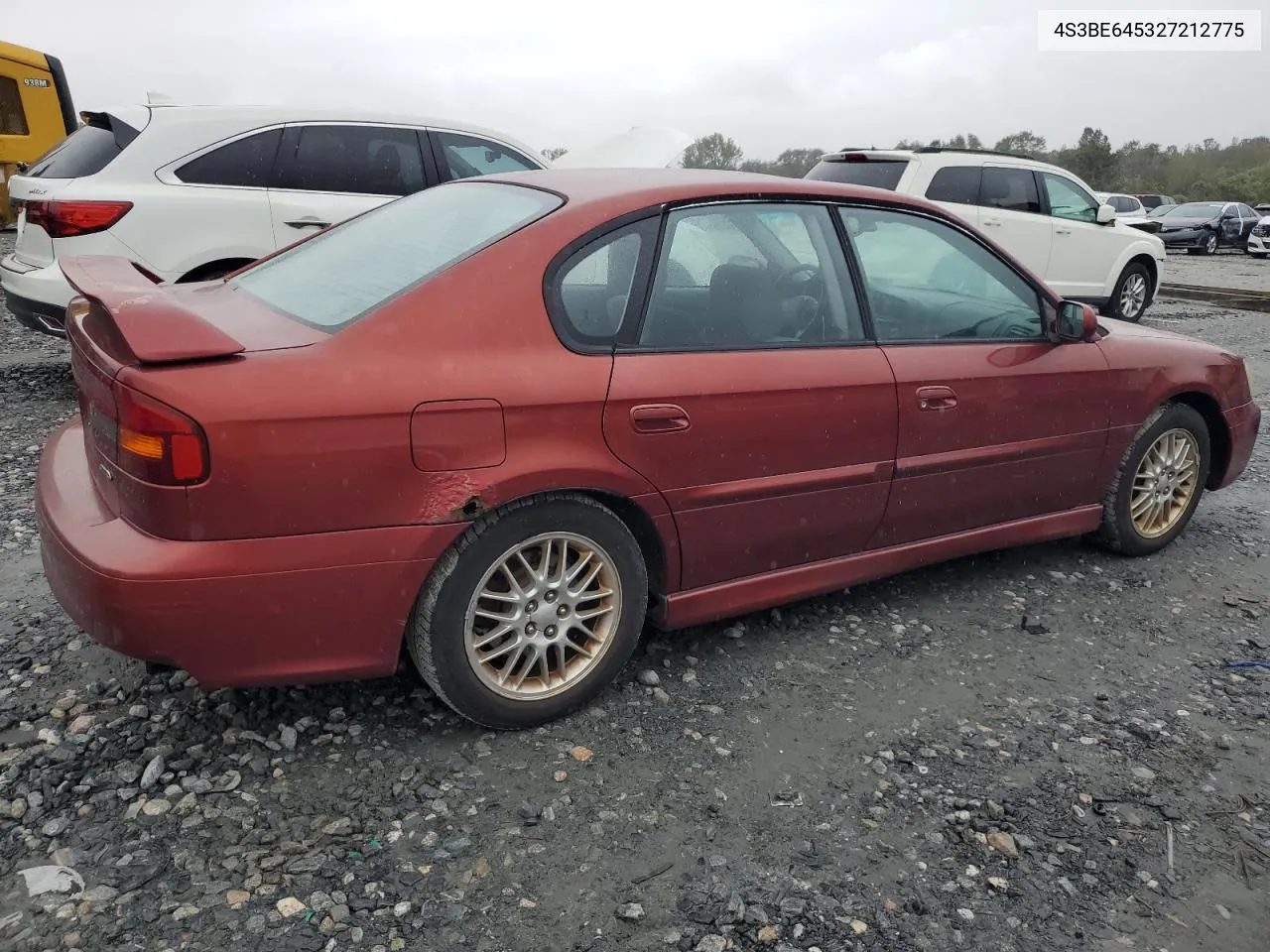 2002 Subaru Legacy Gt VIN: 4S3BE645327212775 Lot: 79646354