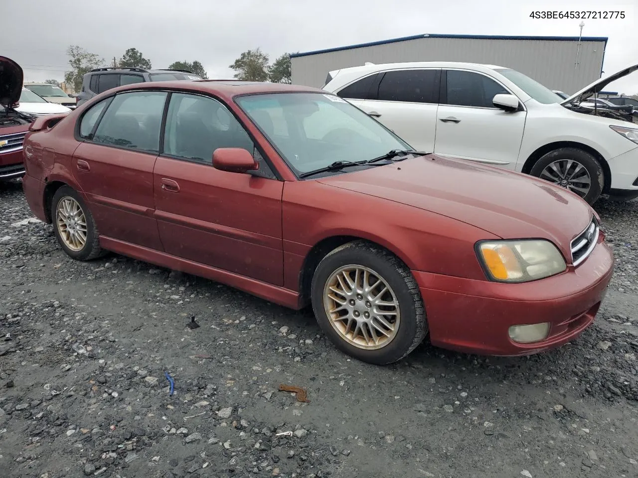 2002 Subaru Legacy Gt VIN: 4S3BE645327212775 Lot: 79646354