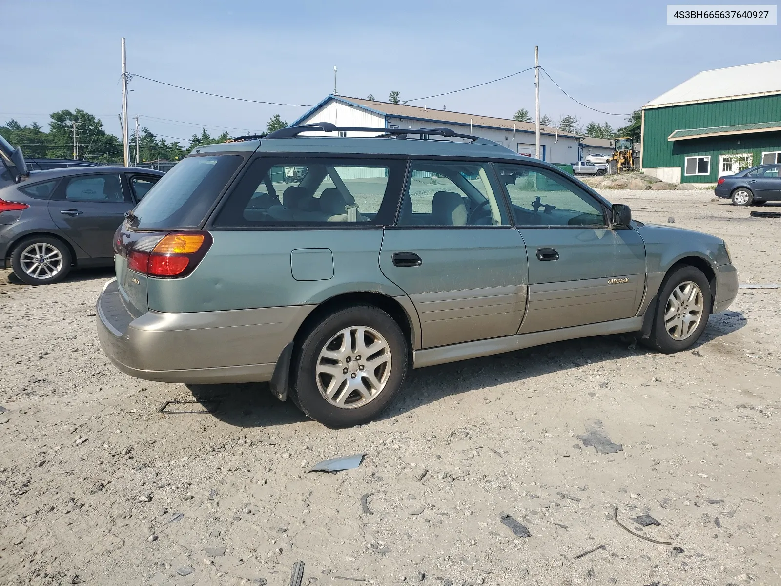 2003 Subaru Legacy Outback VIN: 4S3BH665637640927 Lot: 61211894