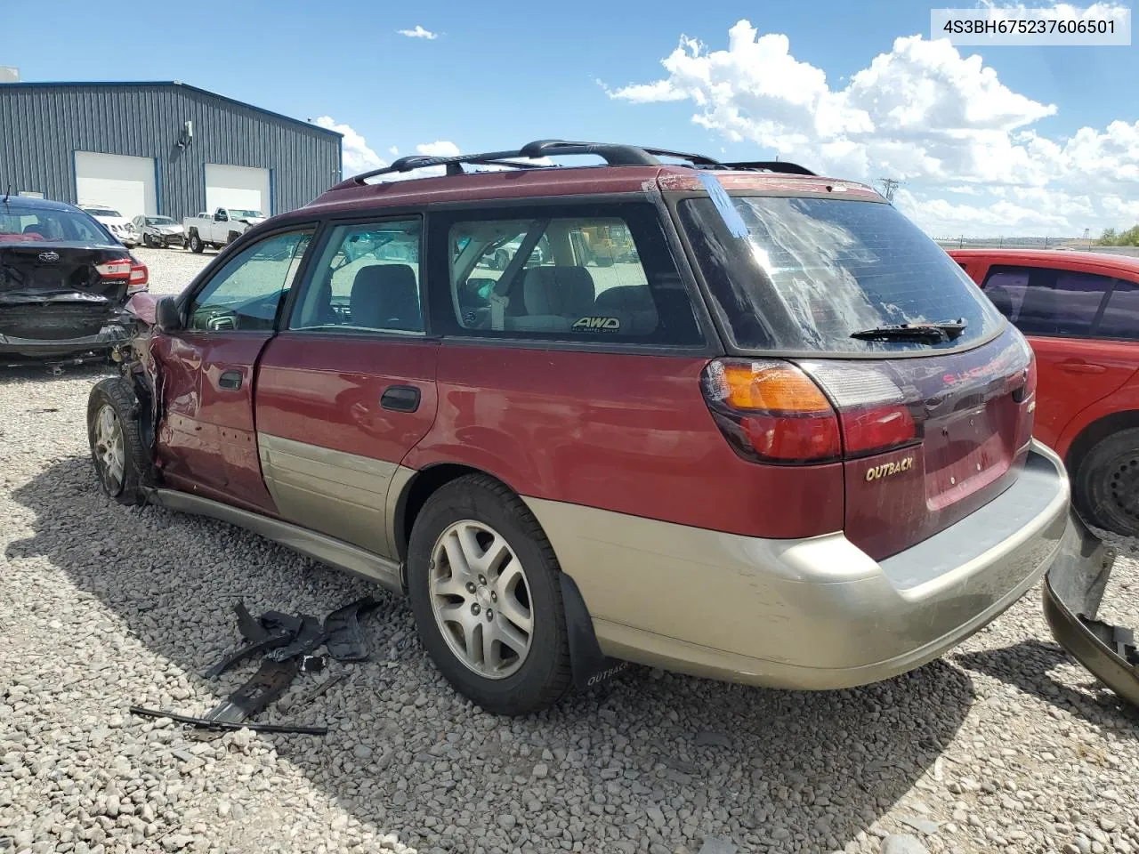 2003 Subaru Legacy Outback Awp VIN: 4S3BH675237606501 Lot: 67936794