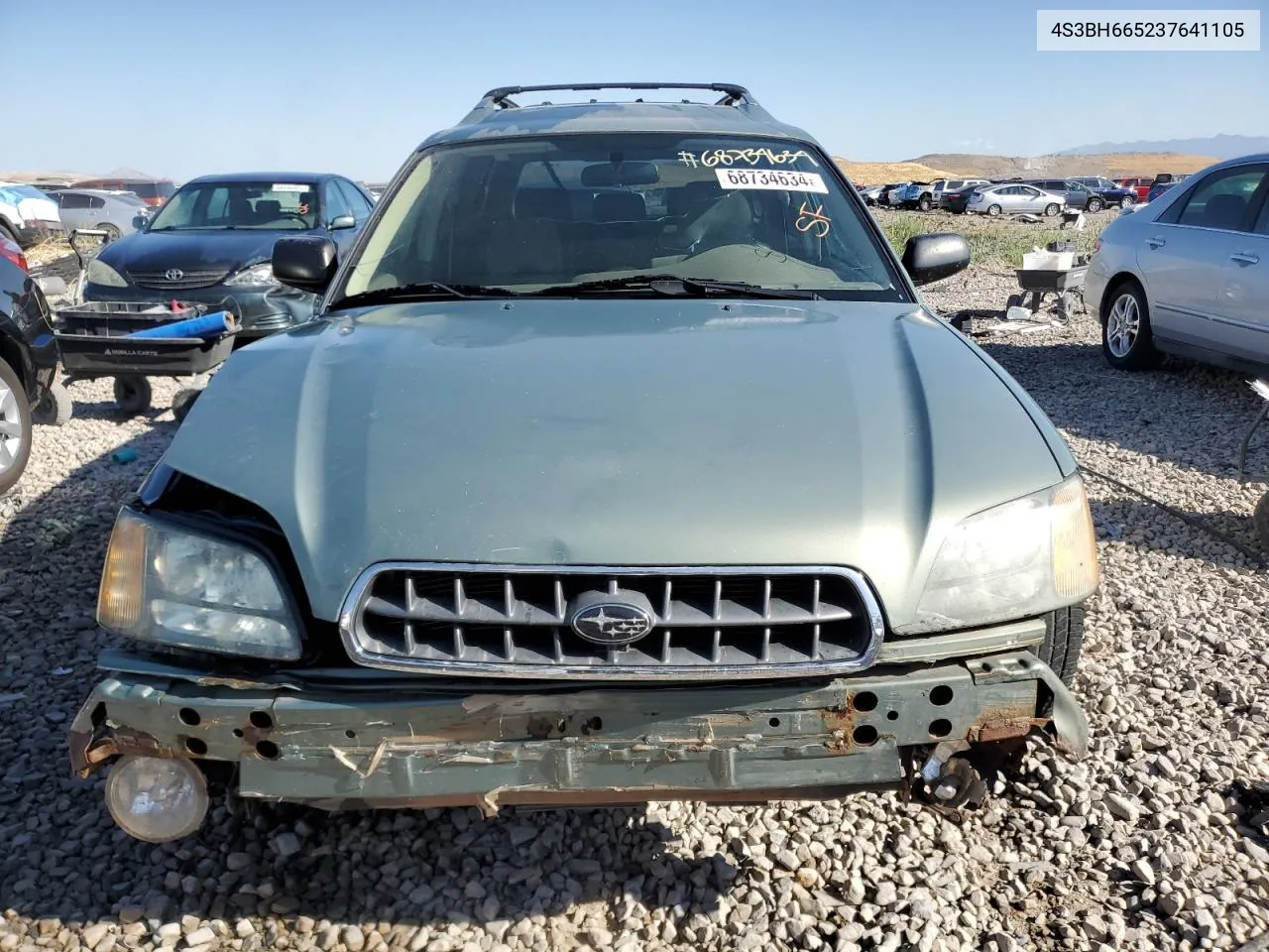 2003 Subaru Legacy Outback VIN: 4S3BH665237641105 Lot: 68734634