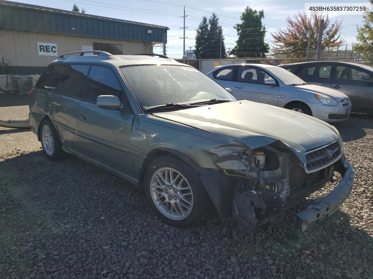 2003 Subaru Legacy L VIN: 4S3BH635837307259 Lot: 72476444