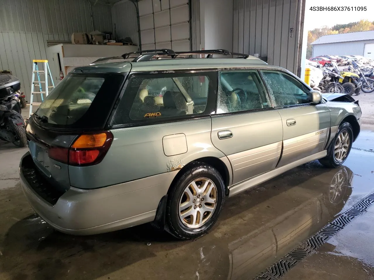 2003 Subaru Legacy Outback Limited VIN: 4S3BH686X37611095 Lot: 77119254