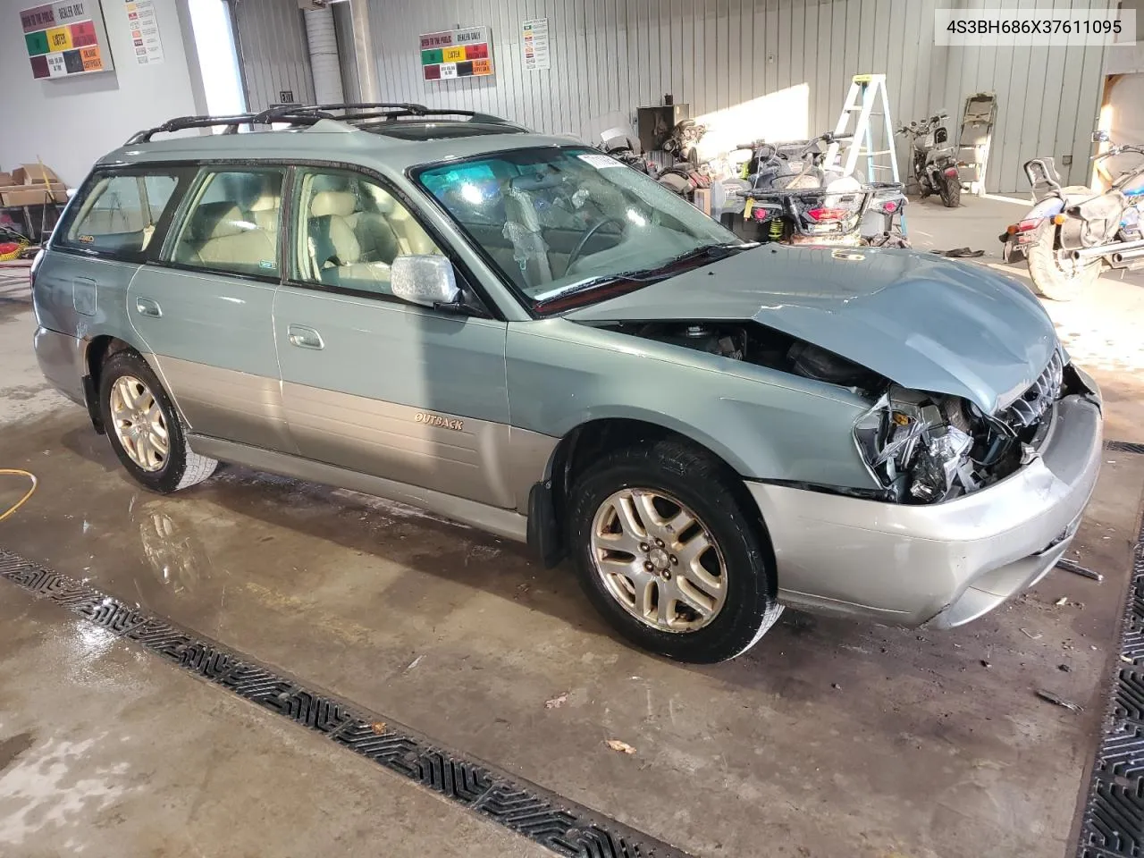 2003 Subaru Legacy Outback Limited VIN: 4S3BH686X37611095 Lot: 77119254