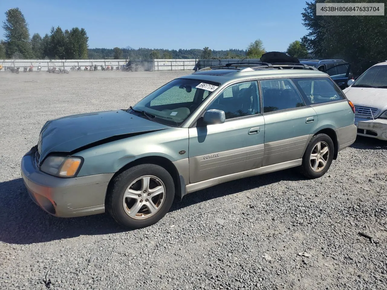 2004 Subaru Legacy Outback H6 3.0 Ll Bean VIN: 4S3BH806847633704 Lot: 69617174