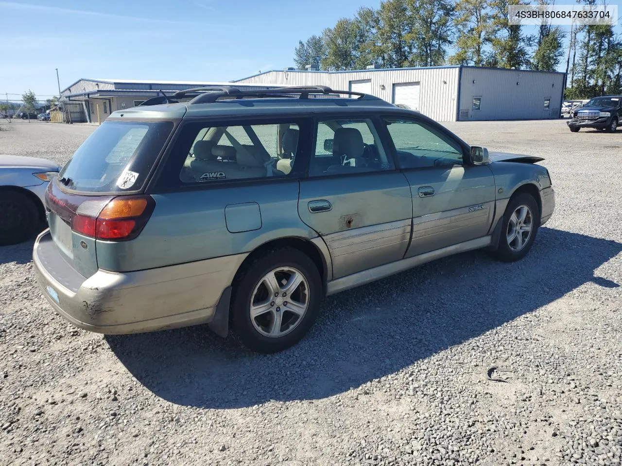 2004 Subaru Legacy Outback H6 3.0 Ll Bean VIN: 4S3BH806847633704 Lot: 69617174