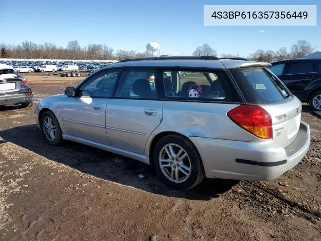 2005 Subaru Legacy 2.5I VIN: 4S3BP616357356449 Lot: 53010394