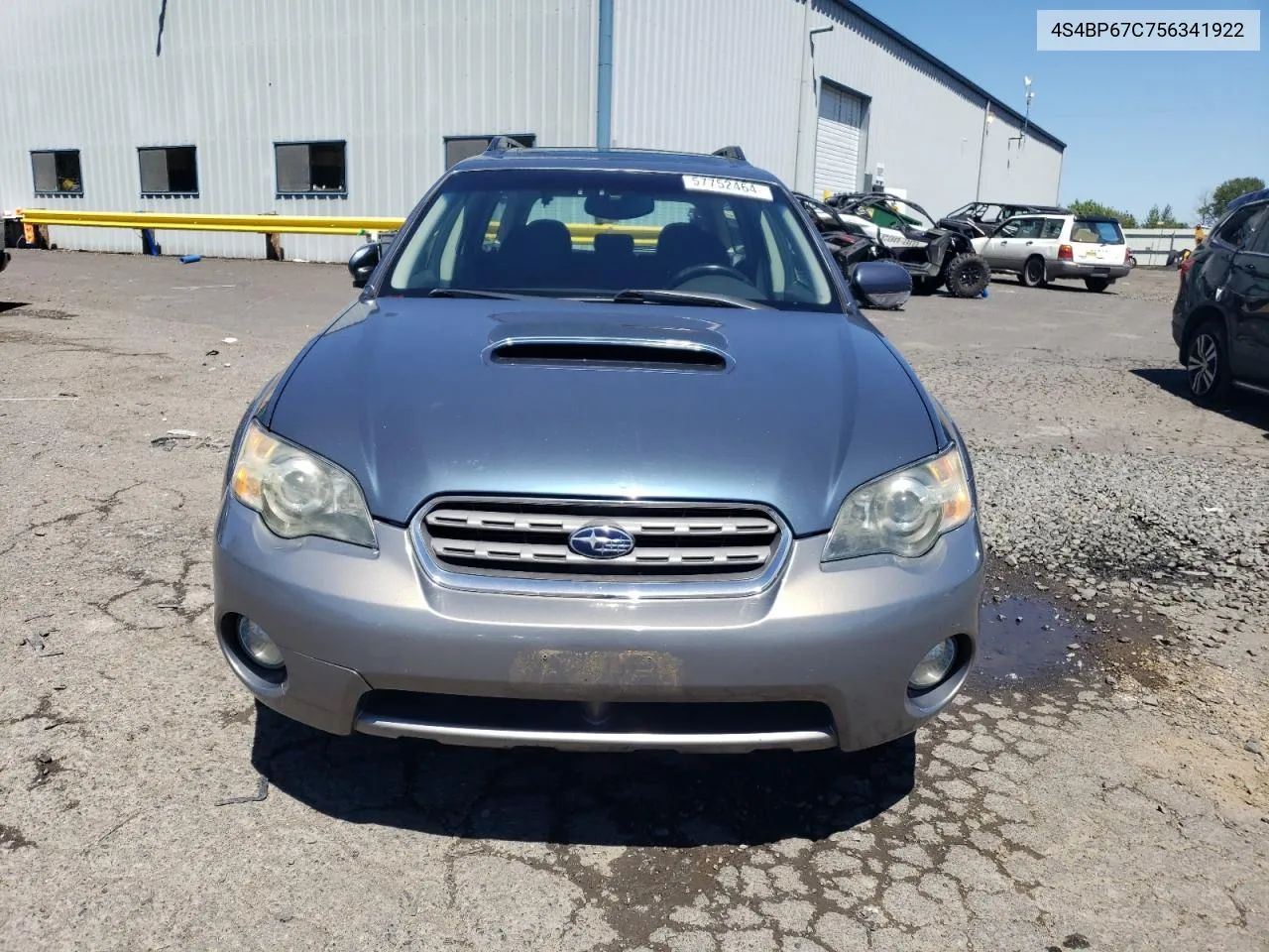 2005 Subaru Legacy Outback 2.5 Xt Limited VIN: 4S4BP67C756341922 Lot: 57752464