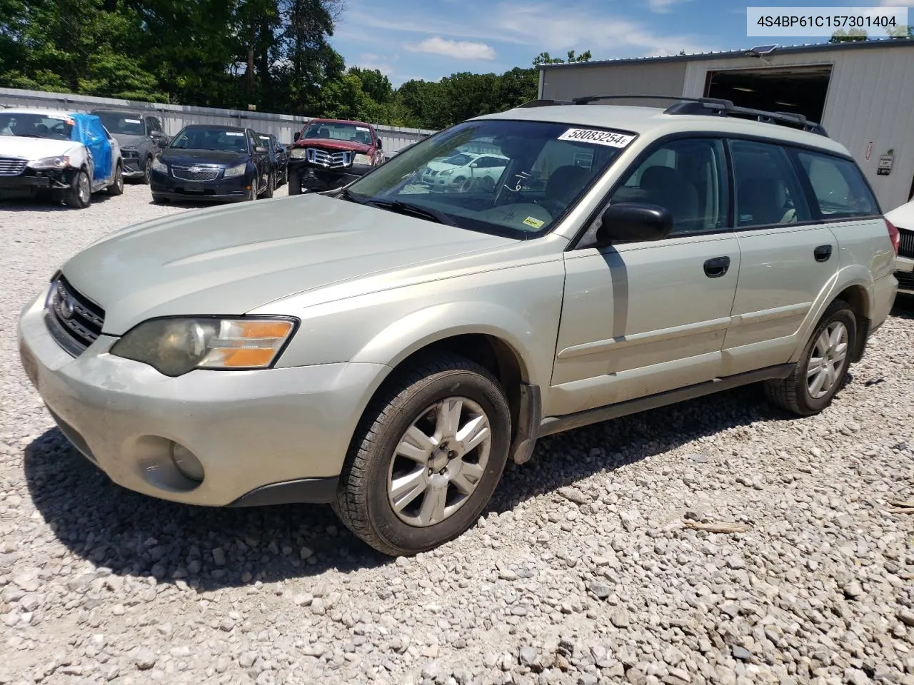 2005 Subaru Legacy Outback 2.5I VIN: 4S4BP61C157301404 Lot: 58083254