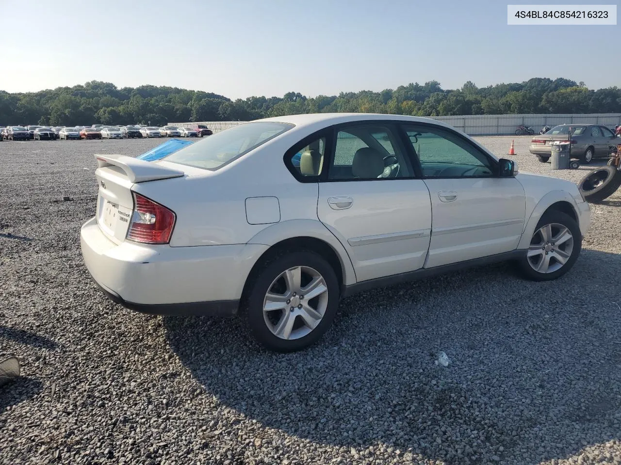 2005 Subaru Legacy Outback 3.0R VIN: 4S4BL84C854216323 Lot: 68895894