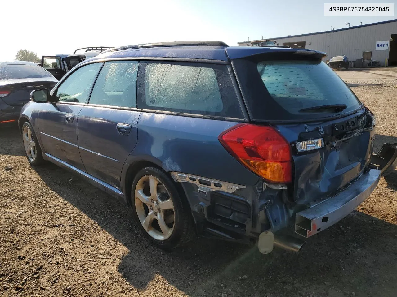 4S3BP676754320045 2005 Subaru Legacy Gt Limited