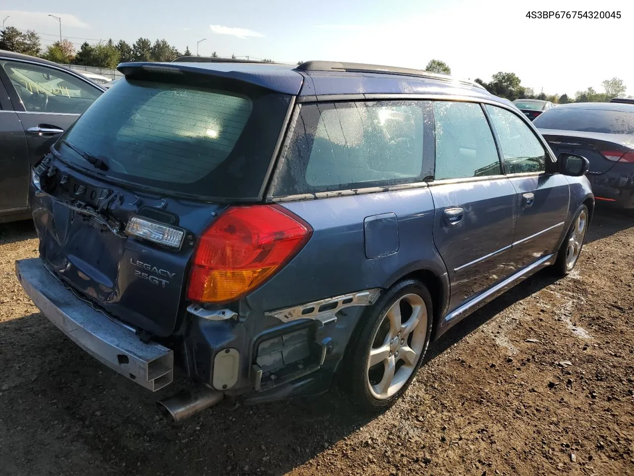 4S3BP676754320045 2005 Subaru Legacy Gt Limited