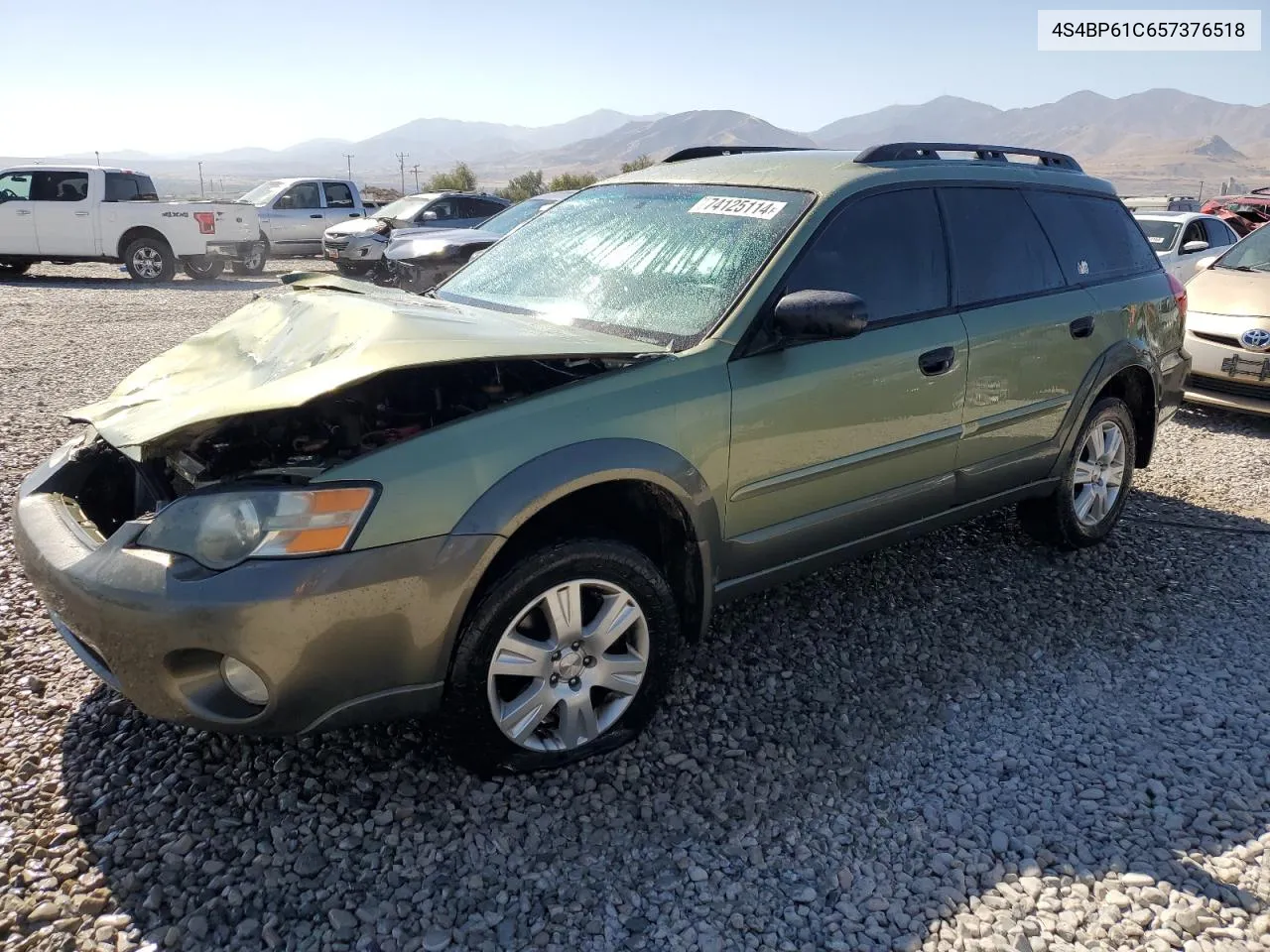 2005 Subaru Legacy Outback 2.5I VIN: 4S4BP61C657376518 Lot: 74125114