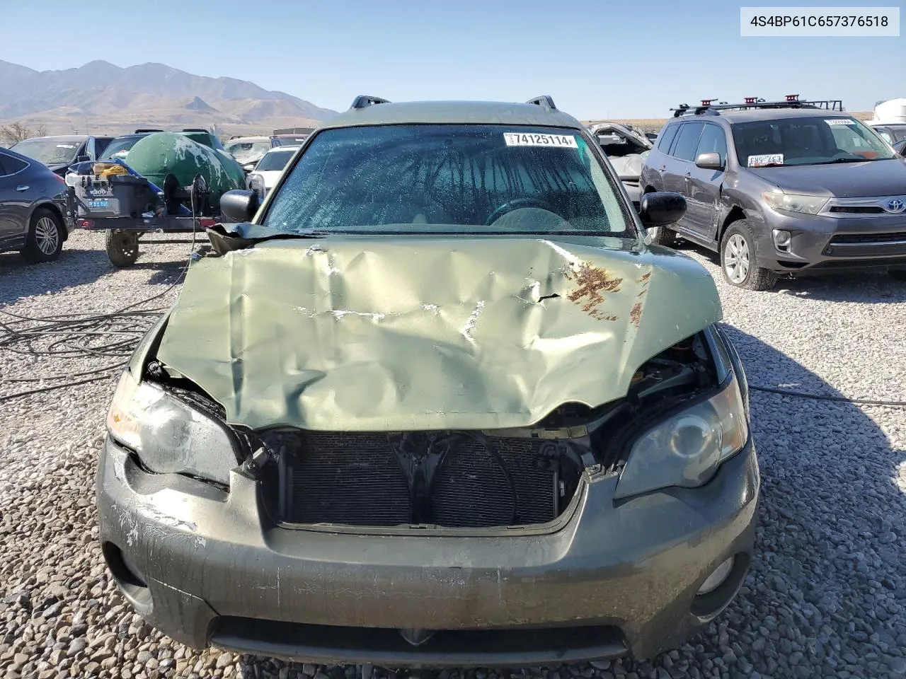 2005 Subaru Legacy Outback 2.5I VIN: 4S4BP61C657376518 Lot: 74125114