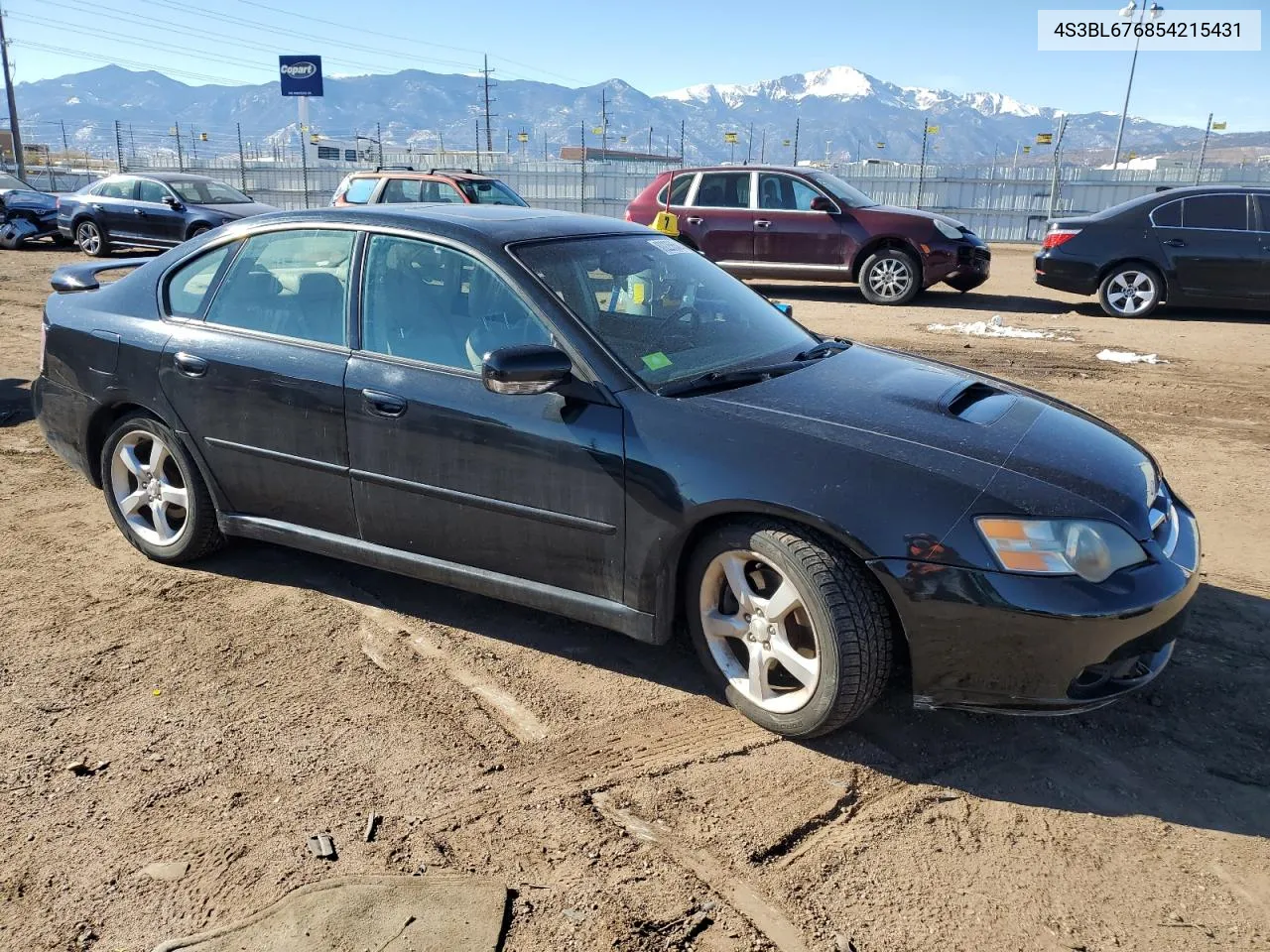 2005 Subaru Legacy Gt Limited VIN: 4S3BL676854215431 Lot: 80225554