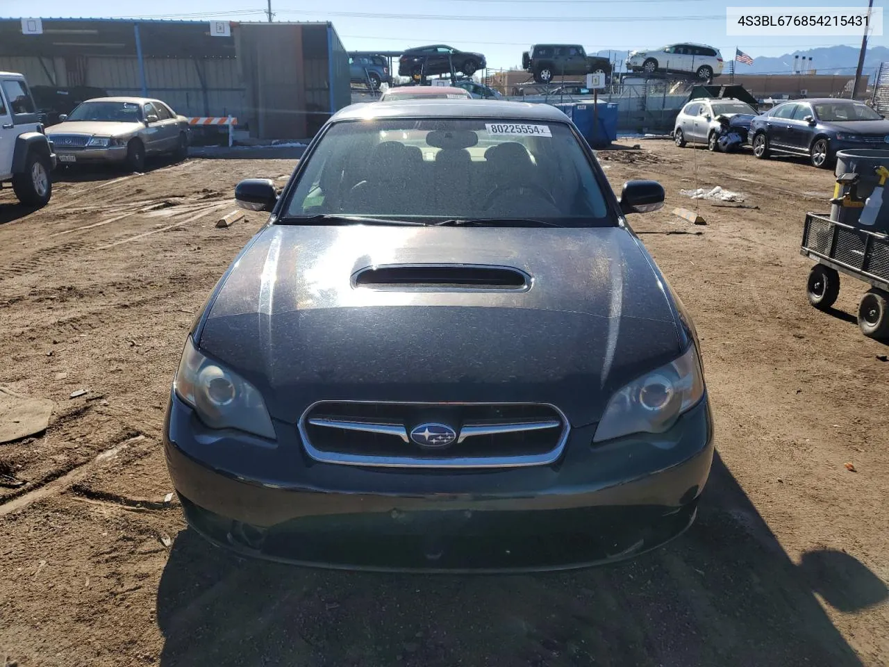 2005 Subaru Legacy Gt Limited VIN: 4S3BL676854215431 Lot: 80225554