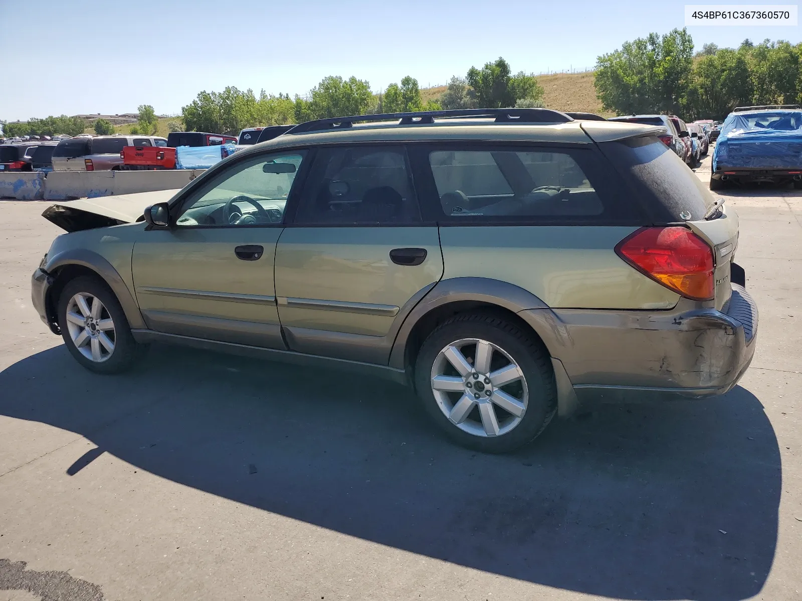 4S4BP61C367360570 2006 Subaru Legacy Outback 2.5I