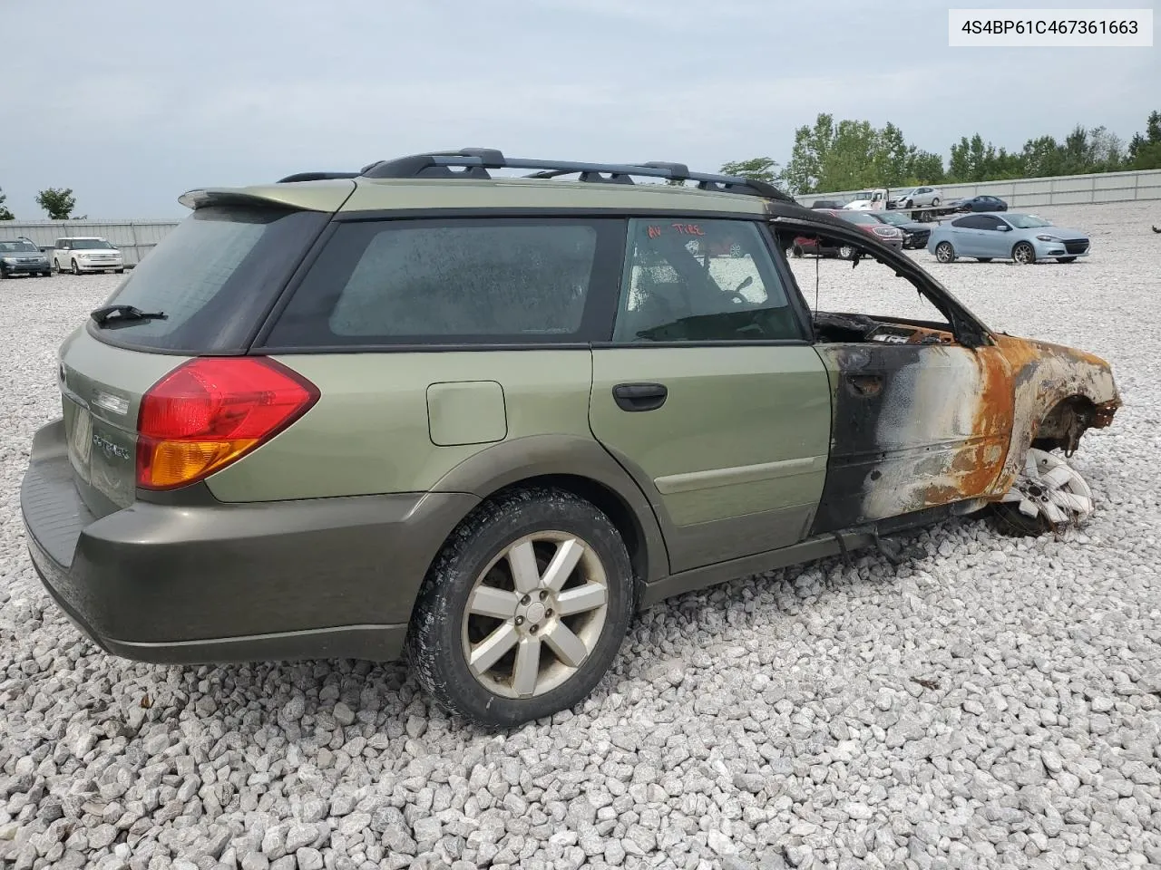 2006 Subaru Legacy Outback 2.5I VIN: 4S4BP61C467361663 Lot: 67401754