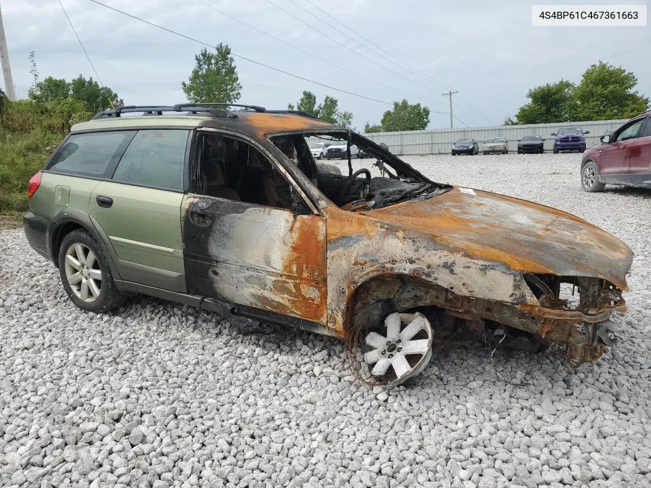 2006 Subaru Legacy Outback 2.5I VIN: 4S4BP61C467361663 Lot: 67401754