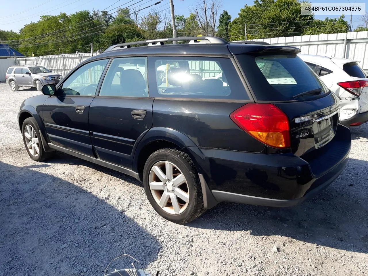 2006 Subaru Legacy Outback 2.5I VIN: 4S4BP61C067304375 Lot: 68591544