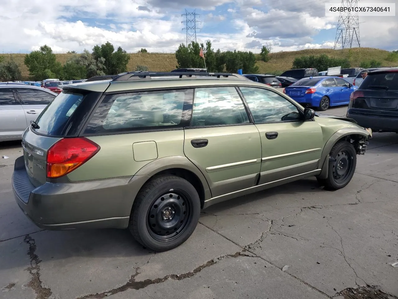 4S4BP61CX67340641 2006 Subaru Legacy Outback 2.5I