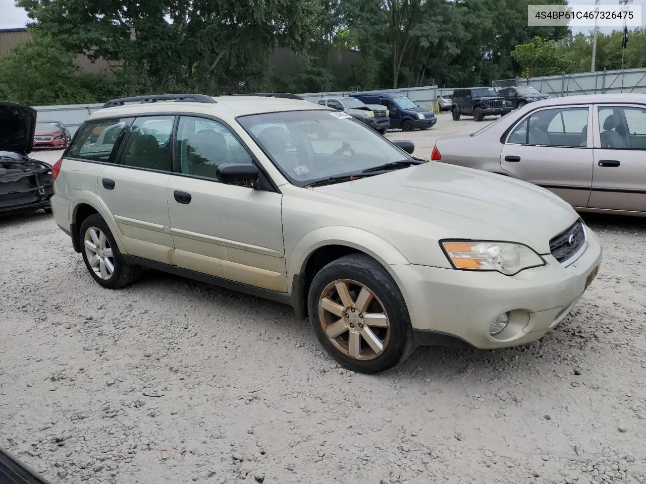 2006 Subaru Legacy Outback 2.5I VIN: 4S4BP61C467326475 Lot: 69193914