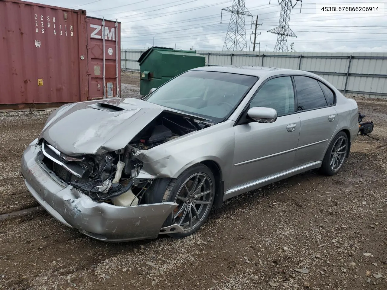 4S3BL676866206914 2006 Subaru Legacy Gt Limited