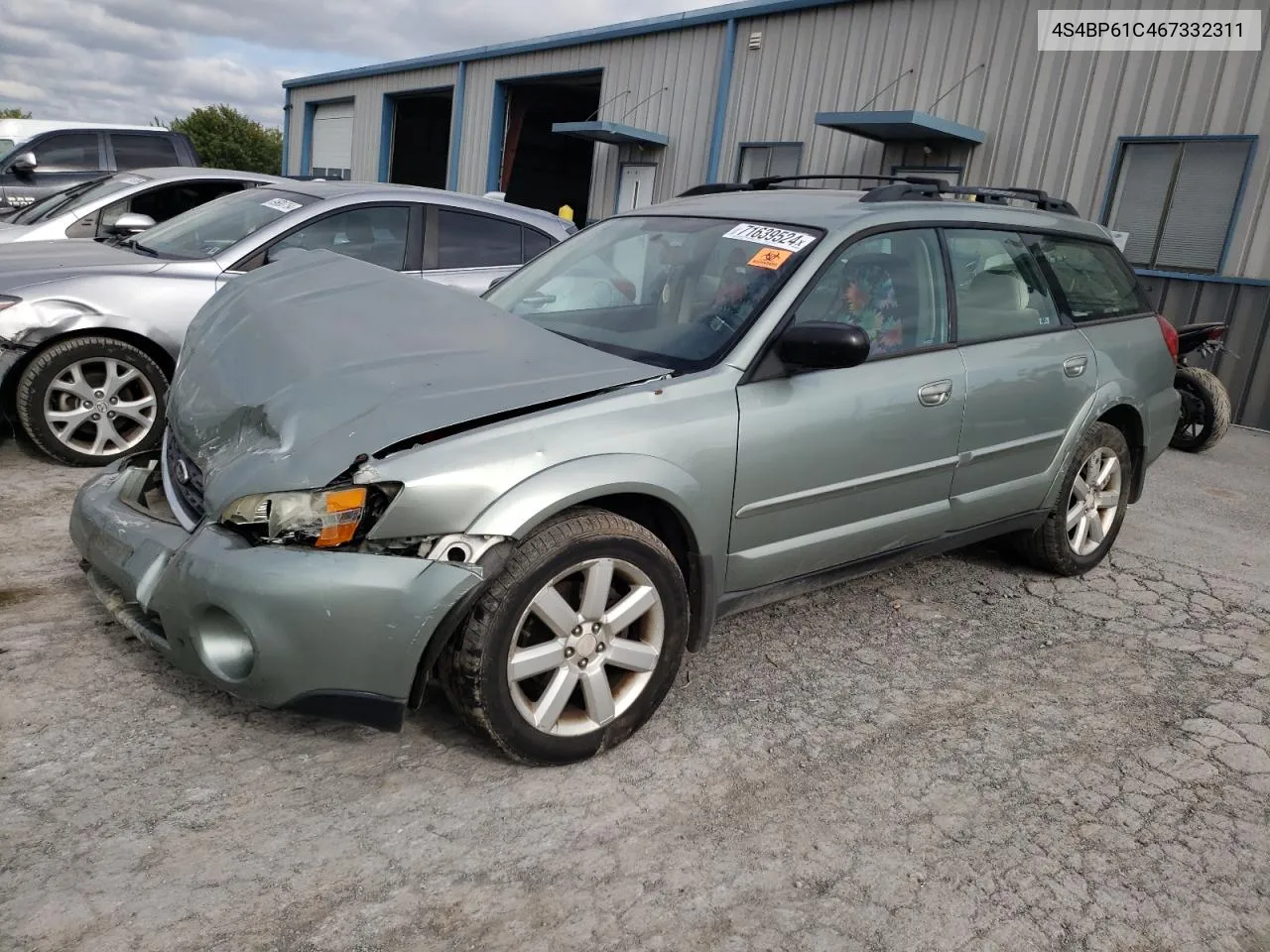 2006 Subaru Legacy Outback 2.5I VIN: 4S4BP61C467332311 Lot: 71639524