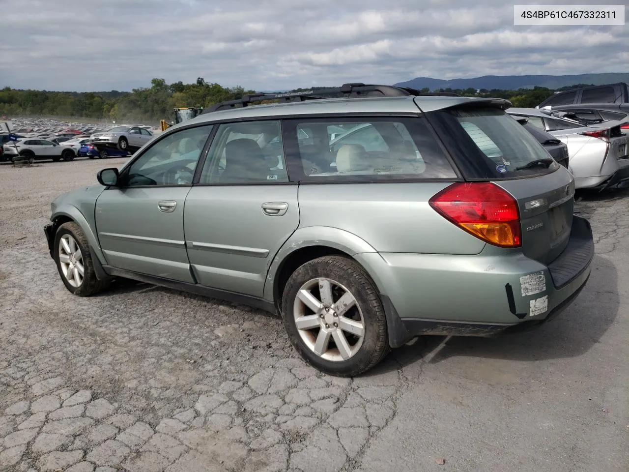 2006 Subaru Legacy Outback 2.5I VIN: 4S4BP61C467332311 Lot: 71639524