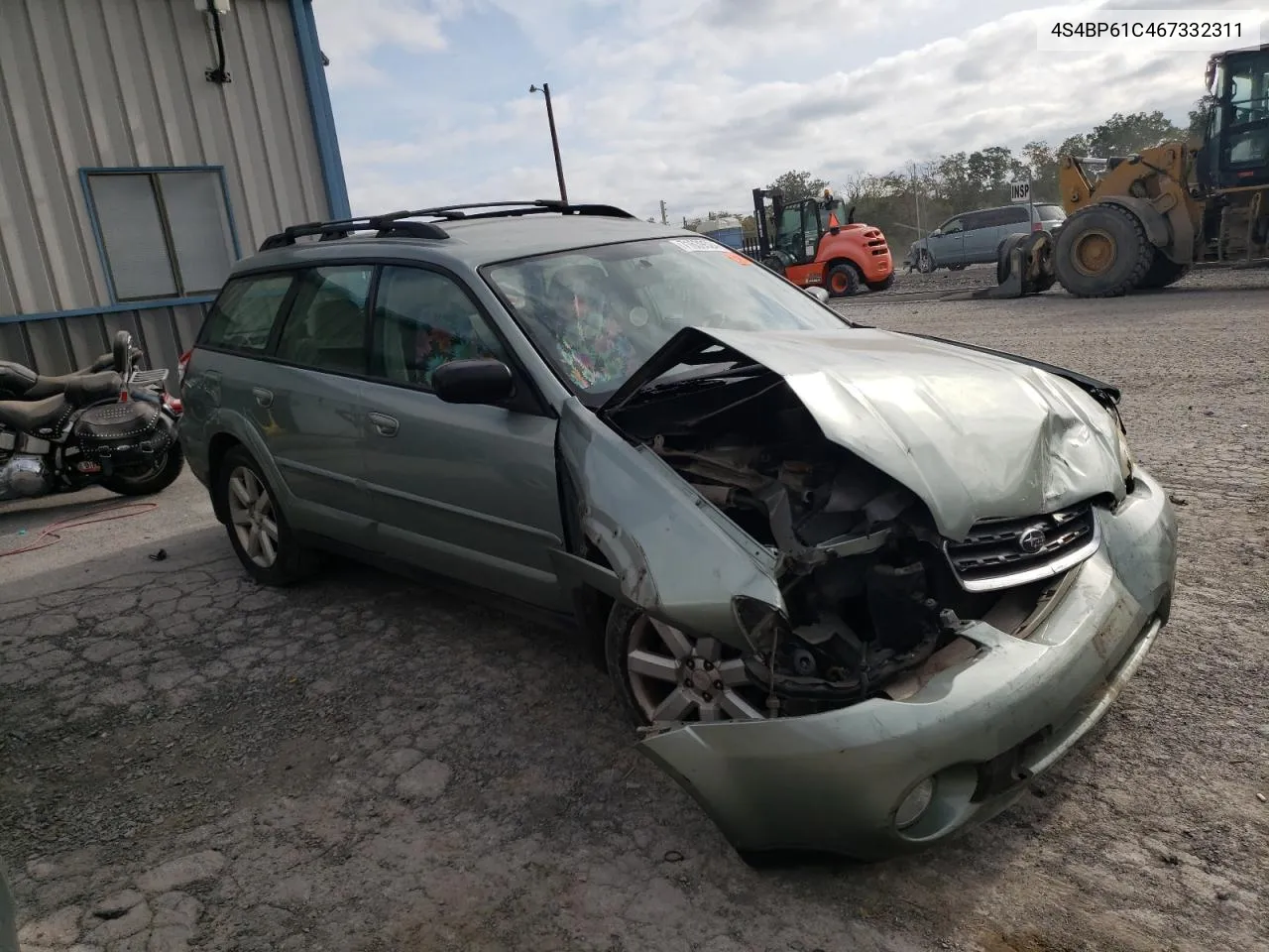 2006 Subaru Legacy Outback 2.5I VIN: 4S4BP61C467332311 Lot: 71639524