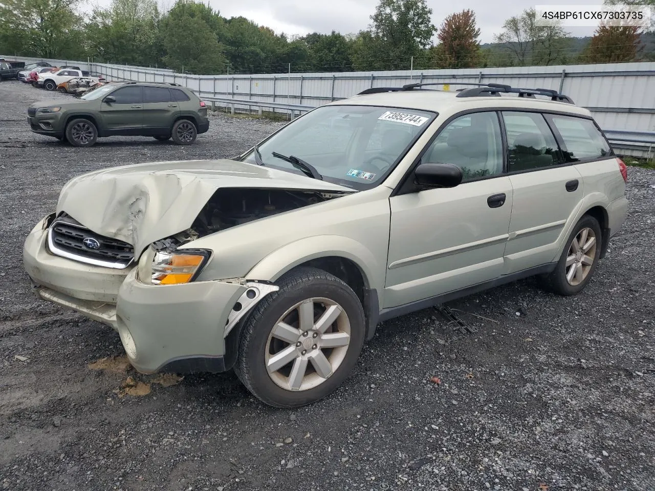 2006 Subaru Legacy Outback 2.5I VIN: 4S4BP61CX67303735 Lot: 73952744