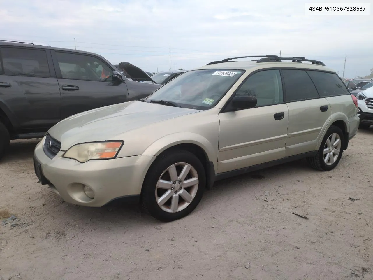 2006 Subaru Legacy Outback 2.5I VIN: 4S4BP61C367328587 Lot: 74679304