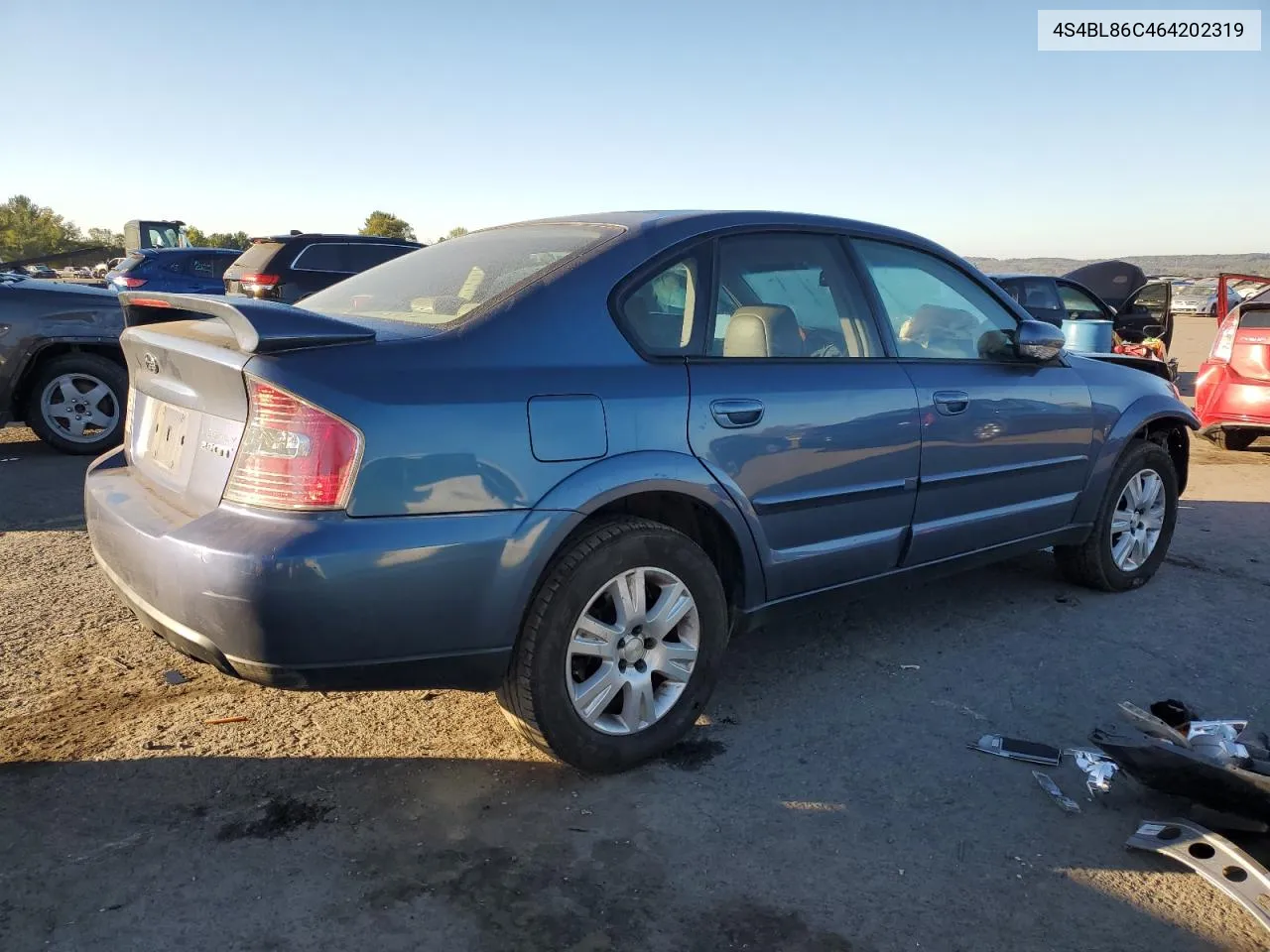 2006 Subaru Legacy Outback 3.0R Ll Bean VIN: 4S4BL86C464202319 Lot: 75662274