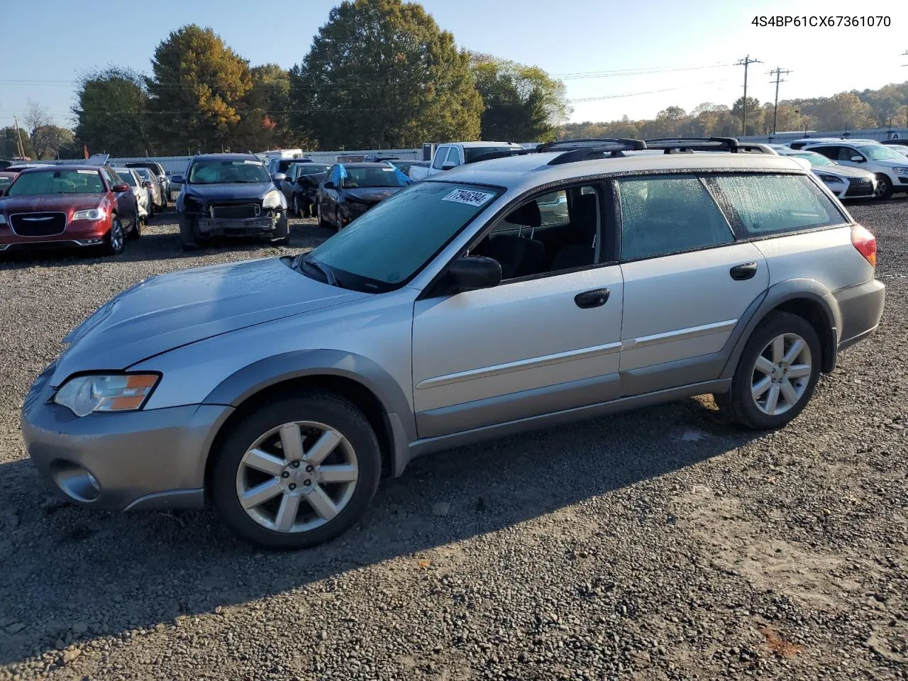 2006 Subaru Legacy Outback 2.5I VIN: 4S4BP61CX67361070 Lot: 77946394